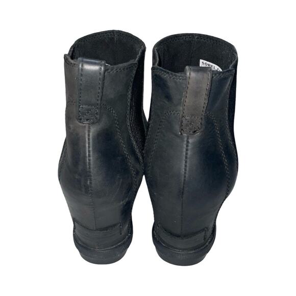 SOREL Joan Rhapsody Wedge Snow Boots in Black    Size: US 10 - Picture 6 of 8